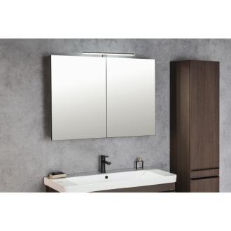 GRETA galerka s LED osvetlením, 81x70x14cm, čierna mat GR085-0035