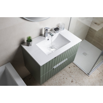 CIRASA umývadlová skrinka 79,8x52x46cm, verde strip CR801-4444S