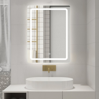 SALICA zrkadlo s LED osvetlením 60x80cm, dotykový senzor, stmievateľné SC080