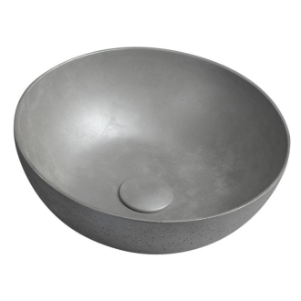 FORMIGO betónové umývadlo na dosku, ? 39cm, strieborná FG319