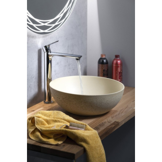 FORMIGO betónové umývadlo na dosku, ? 39cm, žltá FG322
