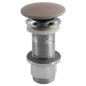 Umývadlová výpusť 5/4“, click-clack, betónová zátka, 10-80mm, piesková FG914