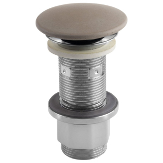 Umývadlová výpusť 5/4“, click-clack, betónová zátka, 10-80mm, piesková FG914