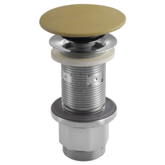 Umývadlová výpusť 5/4“, click-clack, betónová zátka, 10-80mm, žltá FG922