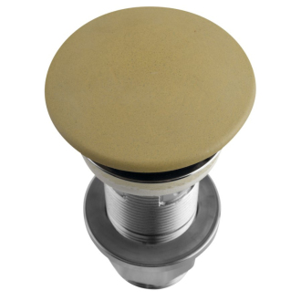 Umývadlová výpusť 5/4“, click-clack, betónová zátka, 10-80mm, žltá FG922