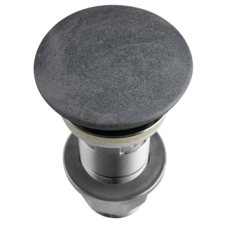 Umývadlová výpusť 5/4“, click-clack, betónová zátka, 10-80mm, strieborná FG919