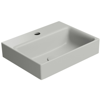 NUBES keramické umývadlo 40x32cm, brúsená spodná hrana, cenere mat 96849117