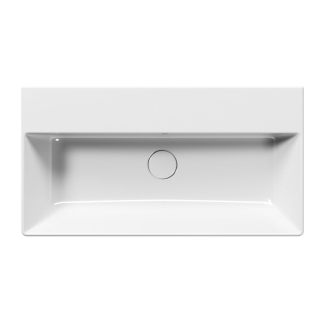KUBE X keramické umývadlo 70x37cm, brúsená spodná hrana, bez otvoru, biela 94559011