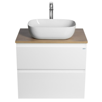 ALTAIR skrinka s doskou 68 cm, biela/dub emporio AI270-02
