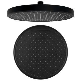 Hlavová sprcha, priemer 255mm, ABS/čierna mat SK151B
