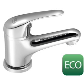 AQUALINE 35 stojánková umývadlová batéria bez výpuste, ECO kartuša, chróm 52102-01