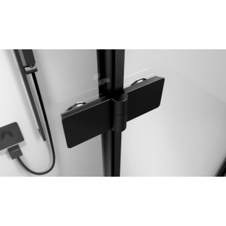 ZOOM BLACK štvorcový sprchovací kút 900x900mm, rohový vstup ZL4915BL-02