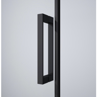 DRAGON BLACK štvorcový sprchovací kút 1000x1000mm, rohový vstup GD4210B-01
