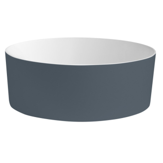 THIN umývadlo na dosku, Rockstone, ? 38 cm, siena/biela mat WN548-42