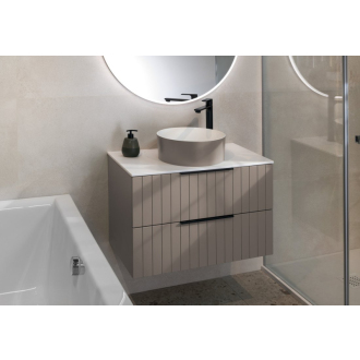 THIN umývadlo na dosku, Rockstone, ? 38 cm, agila/biela mat WN548-43