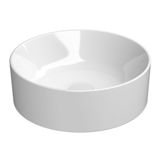 KUBE X keramické umývadlo na dosku, priemer 40cm, biela ExtraGlaze 942611