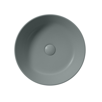 KUBE X keramické umývadlo na dosku, priemer 40cm, agave mat 942604