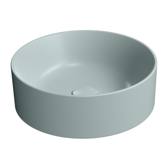 KUBE X keramické umývadlo na dosku, priemer 40cm, ghiaccio mat 942615