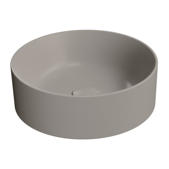 KUBE X keramické umývadlo na dosku, priemer 40cm, tortora mat 942605