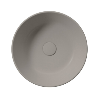 KUBE X keramické umývadlo na dosku, priemer 40cm, tortora mat 942605