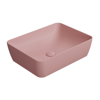 SAND/NUBES keramické umývadlo na dosku 50x38cm, blush mat 903724