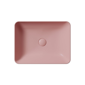 SAND/NUBES keramické umývadlo na dosku 50x38cm, blush mat 903724