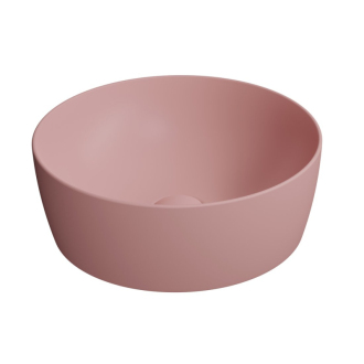 NUBES keramické umývadlo na dosku priemer 40cm, blush mat 903924