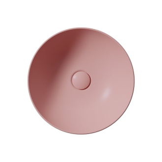 NUBES keramické umývadlo na dosku priemer 40cm, blush mat 903924