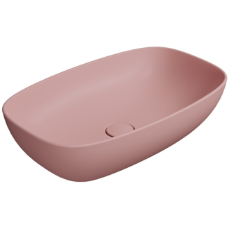 NUBES keramické umývadlo na dosku 60x38cm, blush mat 978324