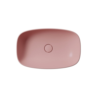 NUBES keramické umývadlo na dosku 60x38cm, blush mat 978324