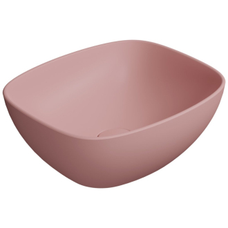 NUBES keramické umývadlo na dosku 40x35cm, blush mat 978524