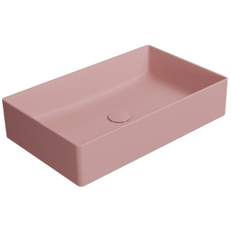 KUBE X keramické umývadlo na dosku, 60x37cm, blush mat 945324