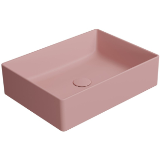 KUBE X keramické umývadlo na dosku, 50x37cm, blush mat 942924