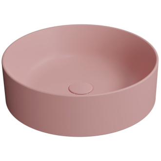 KUBE X keramické umývadlo na dosku, priemer 45cm, blush mat 942724