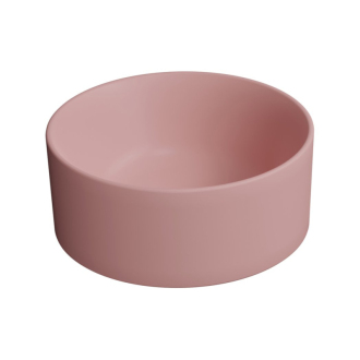 KUBE X keramické umývadlo na dosku, priemer 32cm, blush mat 943524