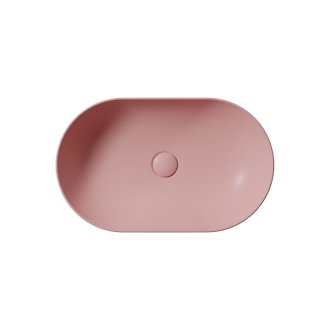 PURA keramické umývadlo na dosku 60x37cm, blush mat 883424