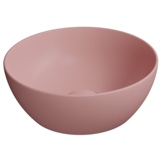 PURA keramické umývadlo na dosku, priemer 32cm, blush mat 885424