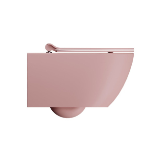 PURA závesná WC misa, Swirlflush, 36x55cm, blush dual-mat 881524