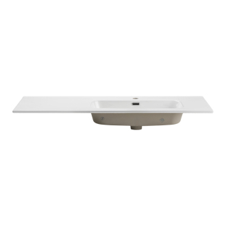 Comad GO 2 WHITE GLOSS umývadlo na dosku 120x46cm R, DB