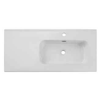 Comad GO 2 WHITE GLOSS umývadlo na dosku 100x46cm R, DB