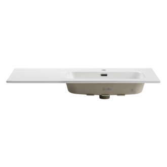 Comad GO 2 WHITE GLOSS umývadlo na dosku 100x46cm R, DB