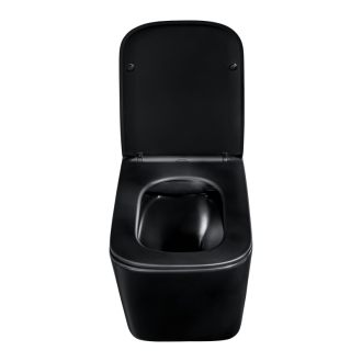 Comad WALL HUNG TOILET WC misa, čierna