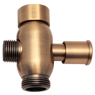 Prepínač sprchového stĺpu F3/4&quot;-M1/2&quot;xM3/4&quot;, bronz (ANTEA, VANITY) CRO36