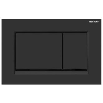 GEBERIT SIGMA30 ovládacie tlačidlo Easy to clean, čierna mat
