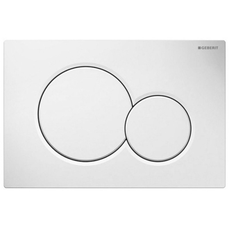 GEBERIT SIGMA01 ovládacie tlačidlo, biela lesk