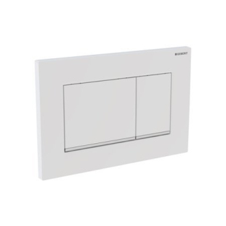 GEBERIT SIGMA30 ovládacie tlačidlo, biela lesk/chróm