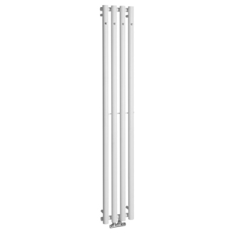 PILON vykurovacie teleso 270x1800mm, so štyrmi háčikmi pre uterák, biela mat