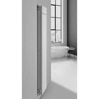 PILON vykurovacie teleso 270x1800mm, so štyrmi háčikmi pre uterák, biela mat