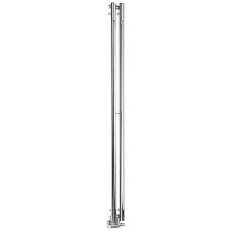 PILON vykurovacie teleso 122x1800mm, s dvoma háčikmi pre uterák, chróm
