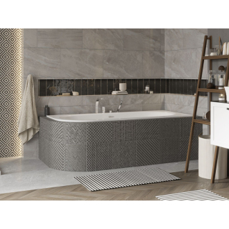 BESCO vaňa AVITA SLIM PLUS 150 (1500x750 mm), ľavé prevedenie, bez nožičiek VANAVIT15SLIMLP